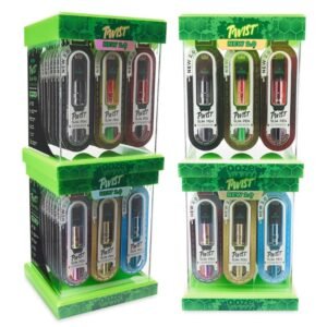 OOZE TWIST SLIM PEN 2.0 BATTERY 320mAH ASSORTED COLOR 48CT DISPLAY