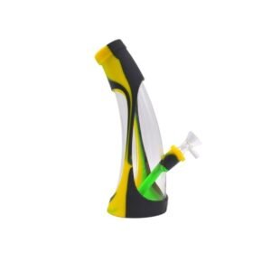 7" GLASS WAXMAID SILICONE WATER PIPE