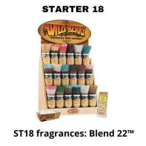 WILD BERRY 18 FRAGRANCE DISPLAY STARTER KIT - FIRST  SET