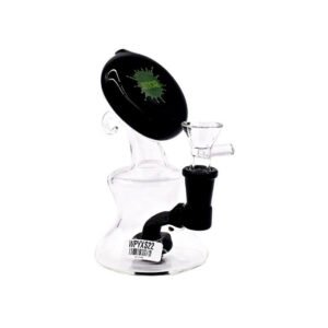 SMOQ GLASS 6" CLEAR WATER PIPE