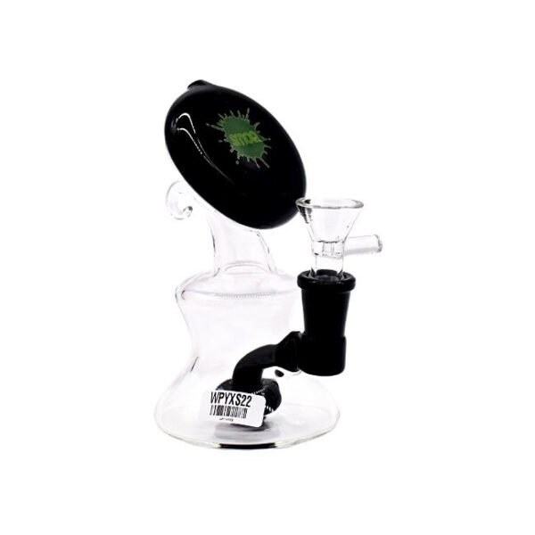 SMOQ GLASS 6" CLEAR WATER PIPE