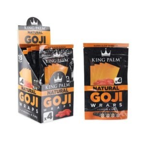 KING PALM GOJI WRAPS SUPER SLOW BURNING 4PK 15CT/ BOX