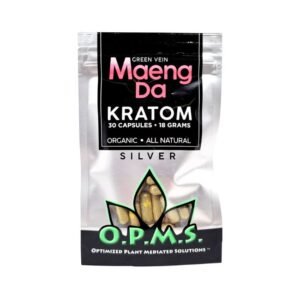 OPMS SILVER KRATOM 18GM 30CT CAPSULES