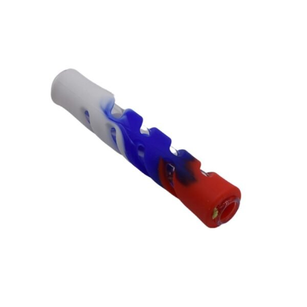 4.5" SILCONE ASSORTED COLOR HEAVY DUTY CHILLUM
