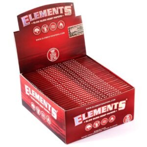 ELEMENTS RED KING SIZE SLIM PAPERS 50CT/ BOX