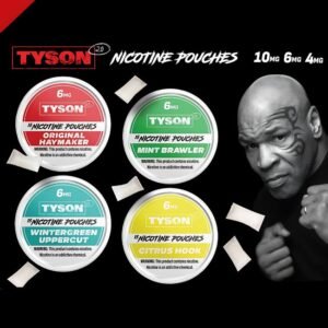TYSON 2.0 NIC POUCHES  5 CANS / PACK "15 POUCHES PER CAN"