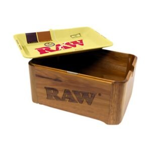 RAW CACHE BOX MINI WITH TRAY INNOVATIVE STORAGE SOLUTION
