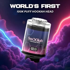 SMOOKAH 2 IN 1 5% DISPOSABLE HOOKAH HEAD (160ML) 100K PUFFS 4CT/ BOX