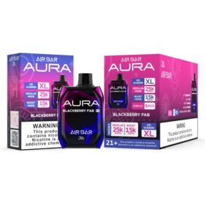 AIR BAR AURA 5% DISPOSABLE (135ML) BOOST MODE - 15K & REG. MODE - 25K PUFFS 5CT/ BOX