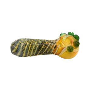 4'' DOUBLE TUBING SLIME MARBLE FANCY HAND PIPE