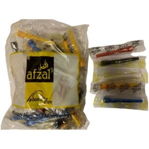 AFZAL HOOKAH HYGIENIC MOUTHPIECES TIPS SMALL 100CT/ BAG