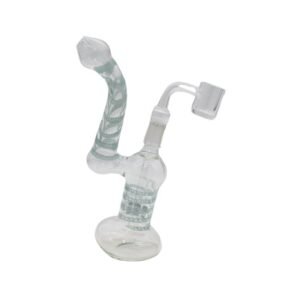 7" TWISTING COLOR ROD WITH BANGER BUBBLER