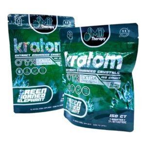 MIT THERAPY ONYX EXTRA STRENGHT CRYSTAL ENHANCED KRATOM 150CT CAPSULES BAG