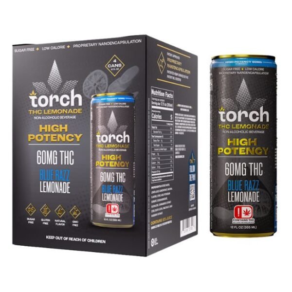 TORCH THC DRINK 60MG THC + 10MG CBD (12OZ  355ML/ CAN) 4CT/ BOX