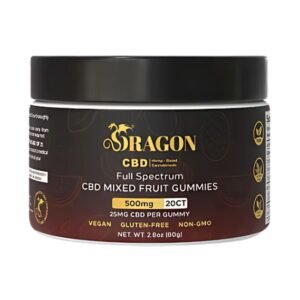 DRAGON CBD FULL SPECTRUM 500MG GUMMIES 20CT/ JAR