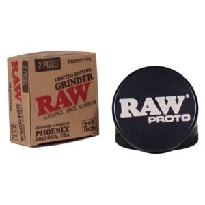 RAW PROTOTYPE LIMITED EDITION AEROSPACE GRADE ALUMINIUM 2 1/2 INCH 2PC GRINDER