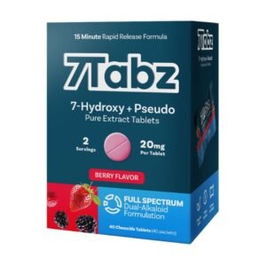 7TABZ  HYDROXY + PSEUDO PURE KRATOM LEAF EXTRACT 20MG PER TABLET 1CT/40PK