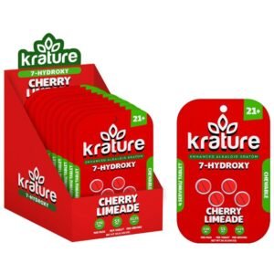 KRATURE 7-HYDROXY EXTRA STRENGHT 55MG PER TABLET TOTAL 220MG 4CT/10PK