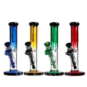 PHOENIX GLASS 10'' COLORFULL STRAIGHT TUBE WATER PIPE