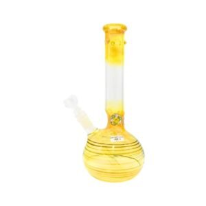 12" BUBBLE BOTTOM DESIGN FANCY GLASS WATER PIPE