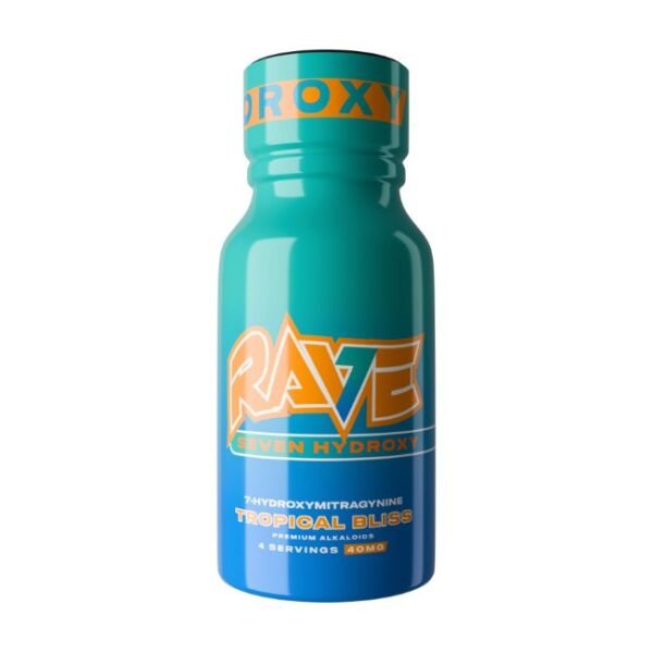 RAVE 7-HYDROXY PREMIUM ALKALOID 40MG (30ML) LIQUID SHOT 12CT/ BOX