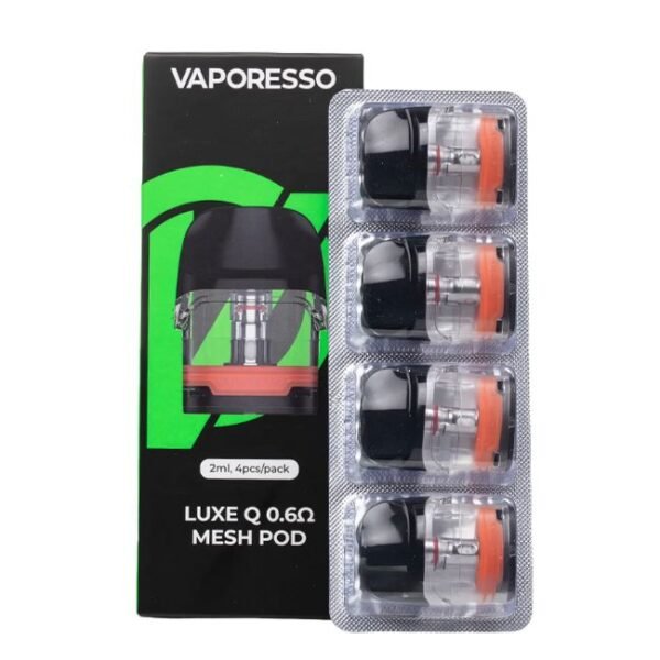 VAPORESSO LUXE Q 2ML MESH REPLACEMENT POD 4PK/ BOX