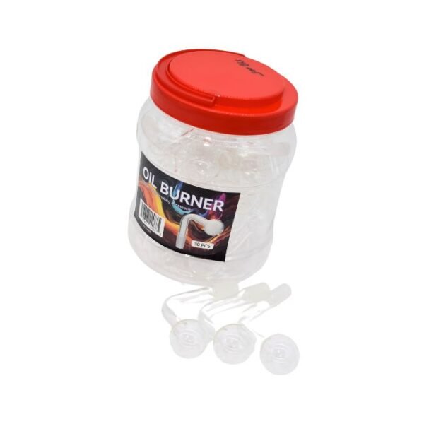 14MM CLEAR GLASS TUBE 100CT JAR