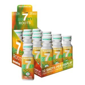 SEVEN ROOTS BY MAMBA HIGH POTENCY KAVA+ 150MG (60ML) SHOT 12CT/ BOX
