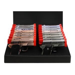 TECHNO DUAL FLAME GUN TORCH LIGHTER 16CT/ DISPLAY