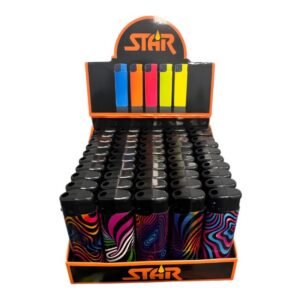 STAR LIGHTER ASSORTED DESIGN 50CT/ DISPLAY