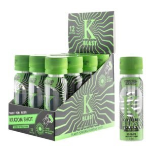 K BLAST KRATOM SHOT 12 BOTTLES / BOX
