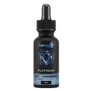 KING K PLATINUM LIQUID KRATOM SHOT 1667MG 30ML BOTTLE 12CT/ BOX