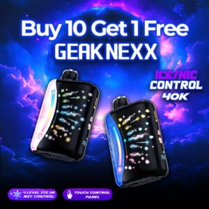 GEAK NEXX 5% DISPOSABLE (100ML) PULSE. MODE - 25K & NORM. MODE - 40K PUFFS 5CT/ BOX