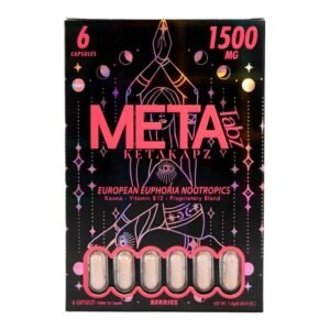 META KETAKAPZ EUROPEAN EUPHORIC NOOTROPICS KANNA - VITAMIN B12 - PROPRIETARY BLEND 250MG PER TABLET 6CT/ 6PK