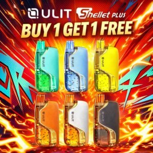 ULIT SHELLET PLUS BY KANGERTECH 5% DISPOSABLE (90ML) BOOST MODE - 40K & NORM. MODE - 60K PUFFS 5CT/ BOX