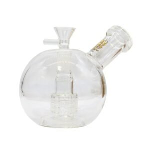 5'' CALIBEAR GLASS GLOW FANCY PERC WATER PIPE