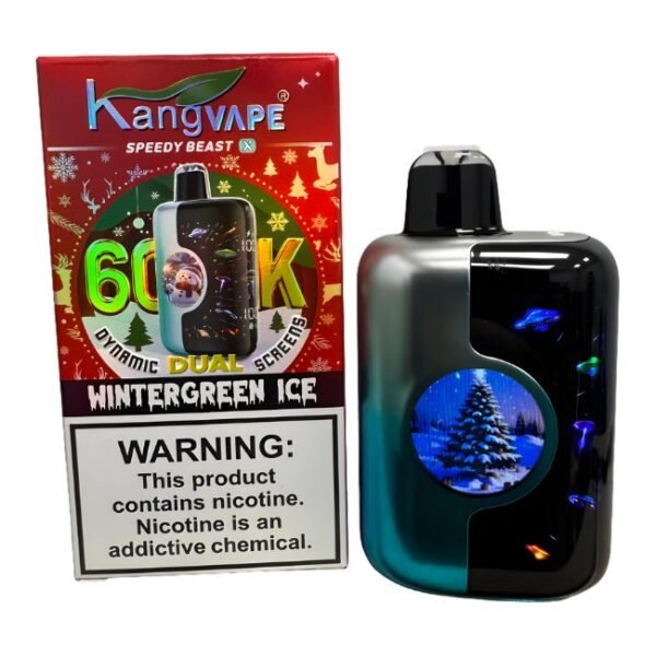 KANGVAPE SPEEDY BEAST X CHRISTMAS EDI. 3% DISPOSABLE (100ML) PULSE MODE - 30K & REG. MODE - 60K PUFFS 5CT/ BOX