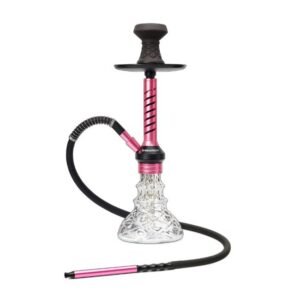 SHISHA TECH 18"  JAXX HOOKAH CLICK TECHNOLOGY 1 HOSE ASSORTED COLOR