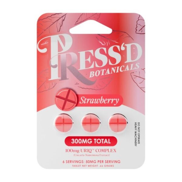 PRESSD BOTANICALS URIQ COMPLEX CHEWABLE 300MG PER TABLETS 3CT/ 10PK