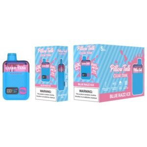PILLOW TALK X CLEAR TANK 5% DISPOSABLE TEXAS COMPLIANT (90ML) 60K PUFFS 5CT/ BOX