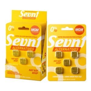 SEVN ALTERNATIVES KRATOM EXTRACT 20MG MGM PER TABLET 5CT/5PK